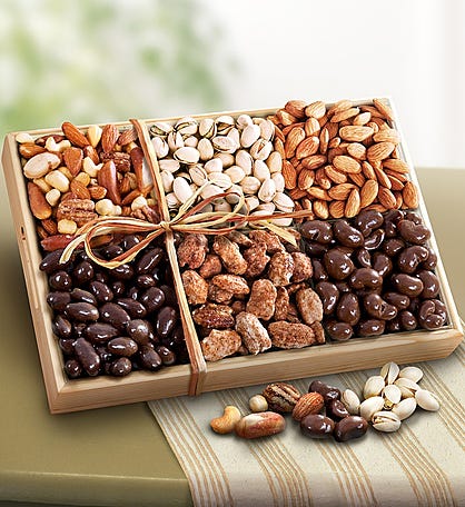 Caring Thoughts Sweet & Savory Nuts Gift
